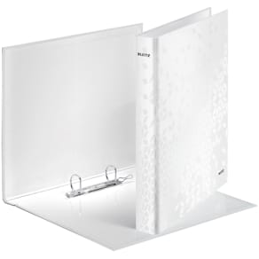 Schulordner Leitz WOW, perlweiß, A4