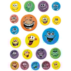 Schmucketiketten HERMA Smilie, geprägt, 21 Stück