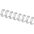 Draadruggen Fellowes, 8 mm, zilver, doos van 100 stuks