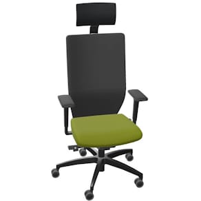 Drehstuhl Dauphin StiloMash, mit Kopfstütze, grün