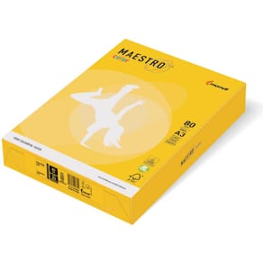 Kopierpapier Maestro Color Intensiv A3 80 g 500 Bl, intensivgelb