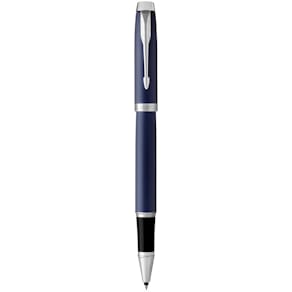 Tintenroller Parker IM, matt blau, F, schwarz, auswechselbar