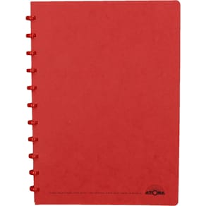 Schrift Atoma Classic, A4, 144 bladzijden, geruit 5 mm, rood