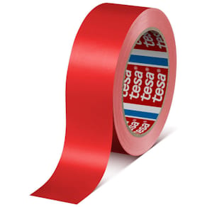 Förslutningstejp TESA PVC 9mmx60m röd