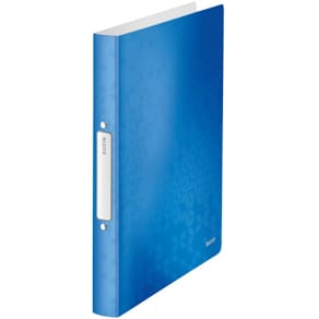 Ordner Leitz WOW, A4, blau metallic