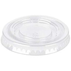 Låg til dressingbæger Ø44 mm A-PET, klar, 1 oz, 100 stk