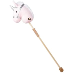 Käpphäst Enhörning rosa 100cm