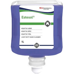 Cremesæbe Deb Estesol påfyldning, blå