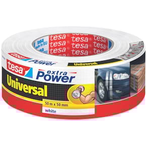 Gewebeband tesa extra Power Universal, weiß, 50 m x 48 mm
