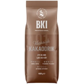 Kakaopulver BKI lys og sød, 1 kg pose