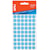 Etiketten Apli rond in etui, 13 mm, blauw, 175 stuks