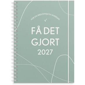 Ukekalender GRIEG A5 2027 Få Det Gjort