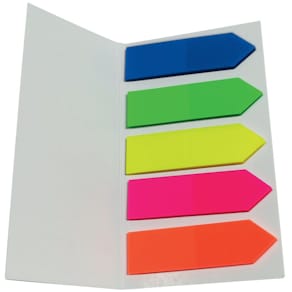 Indexfilm LYRECO 12x42mm 5 färg 125/fp