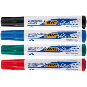 Whiteboardpenna BiC 1754 ECO, sned, 4-pack