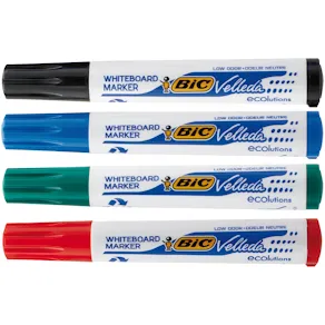 Whiteboardpenna BiC 1754 ECO, sned, 4-pack