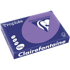 Gekleurd papier Clairefontaine Trophée Intens, A4, 120 g, 250 vel