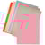 Dossiermap Esselte, roze, papier 80 g/m², pak van 250 stuks