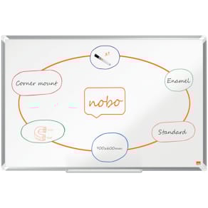 Whiteboard Nobo hvid 90x60 cm