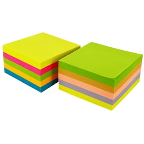 Notes LYRECO kub prem 76x76 färger 2/fp