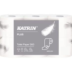 Toalettpapper KATRIN Plus 360, 2-lag, 50m, 42rl/fp