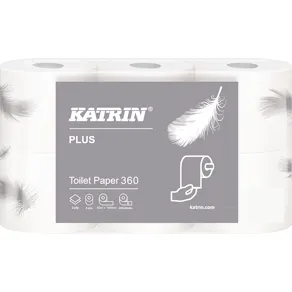 Toalettpapper KATRIN Plus 360, 2-lag, 50m, 42rl/fp