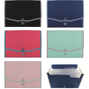 Fächermappe STYLEX, A4, Kunststoff