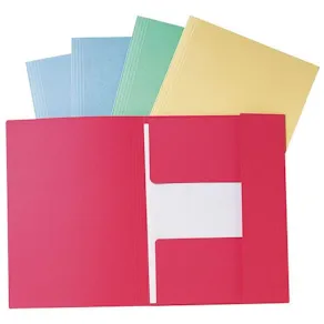 Mapp LYRECO A4 3-klaff 280g grön 50/fp