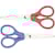 Schaar Q-CONNECT, 13 cm, symmetrische ogen, op blister