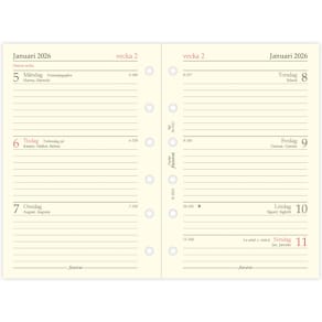 Dagbok Pocket 2026 Vecka Per Uppslag Svensk