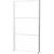 Scheidingswand MAUL connecto, 3 x whiteboard, frame zilver, voet