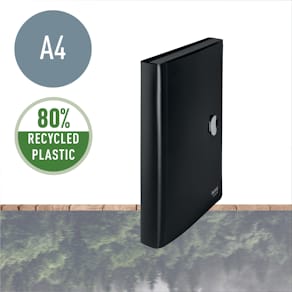 Projektmappe Leitz Recycle A4, sort PP-karton