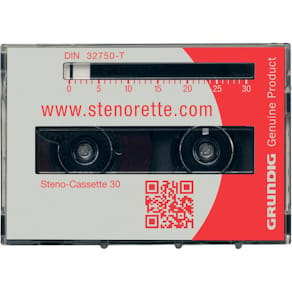 Steno-Kassette GRUNDIG 30, 1x30 Min. bespielbar