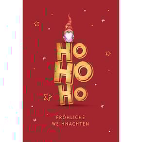 Weihnachtskarte Eulzer, geprägt, mit Umschlag, bunt