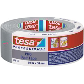 Gewebeband tesa PRO 74613 Duct Tape, silber, 50 mm x 50 m