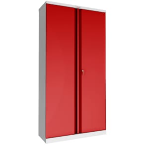 Flügeltürenschrank Phoenix Safe SCL1891GRK, 4 Fachböden, grau/rot