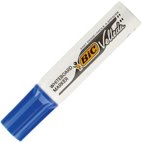 Whiteboardpenna BIC Velleda 1781 Blå, sned, 3.5-5.5mm, 12st