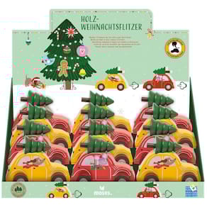 Spielzeugauto MOSES. Weihnachtsflitzer, Holz