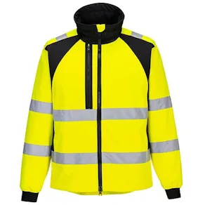 Varselsoftshell PW CD875 Kl 2/3 gul L