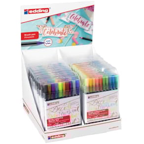 Display edding 1340, 10 St. Brushpen sortiert