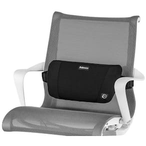 Ryggstöd FELLOWES PlushTouch svart