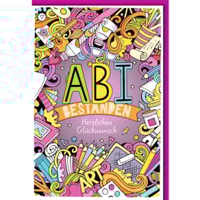Glückwunschkarte Abitur