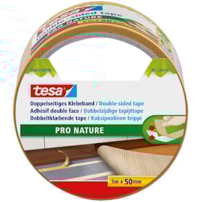 Dobbeltklæbende tape tesa Pro Nature, 50 mm x 5 m, pk/6