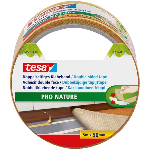 Product Image for Dobbeltklæbende tape tesa Pro Nature, 50 mm x 5 m, pk/6
