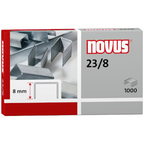 Heftklammern Novus 23/8, 1.000 St.