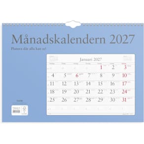 Burde Väggkalender Månadskalendern 2027