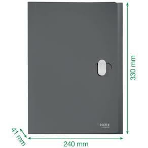 Fächermappe Leitz Recycle A4, PP, gelb