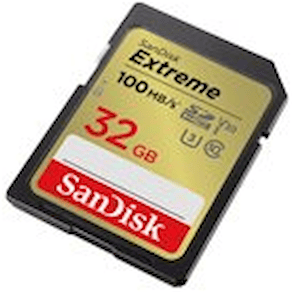 SanDisk Extreme - Flash-minneskort - 32 GB - Video Class V30 /