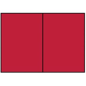 Faltkarte Rössler Paperado, A6 HD PL, rot, matt