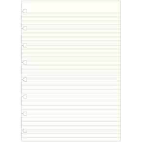 Filofax Anteckningsbok Refill A5 Linjerad