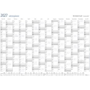 Wandkalender STAEDTLER Lumocolor Jahresplaner, abwischbar, 2026